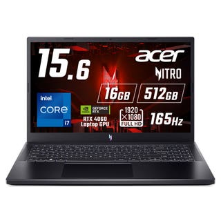 Acer Acer Nitro V 15 ゲーミング ノート PC GeForce RTX™ 4060 15.6インチ Core i7 16GBメモリー 512GB SSD フルHD 165Hz 3ms sRGB 100% IPS Windows 11 Home ANV15-51-N76Y46/6 実機スペック解説と最新価格情報