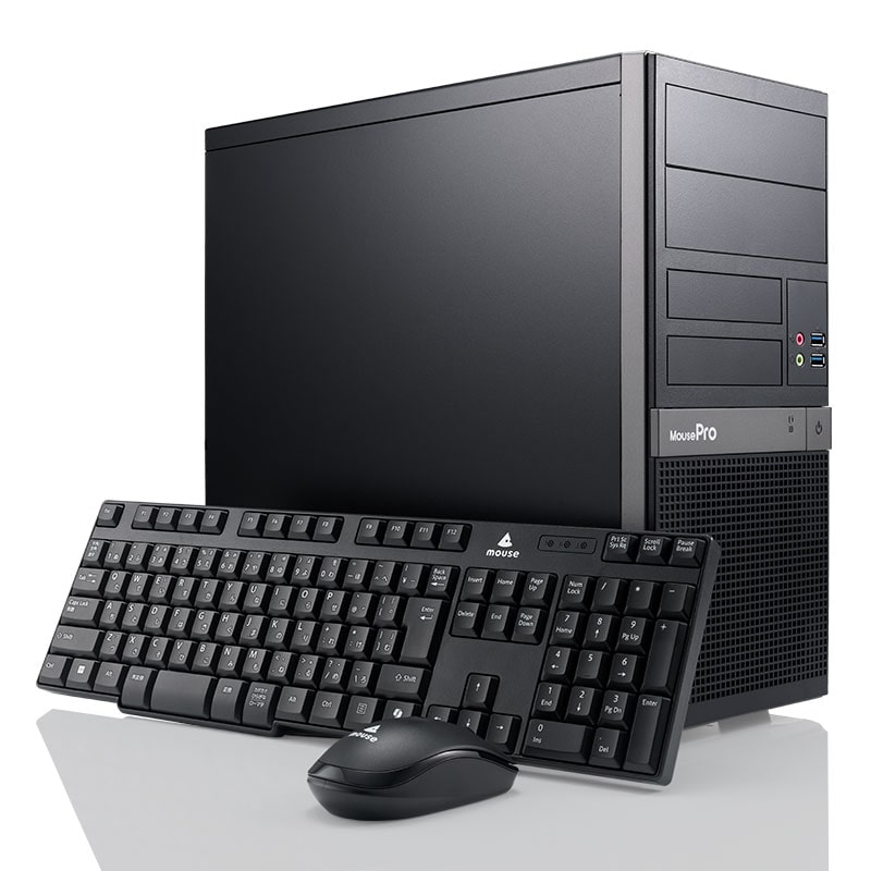 MousePro BP-I3U01-WA：ホワイトを基調とした、洗練されたビジネスPC