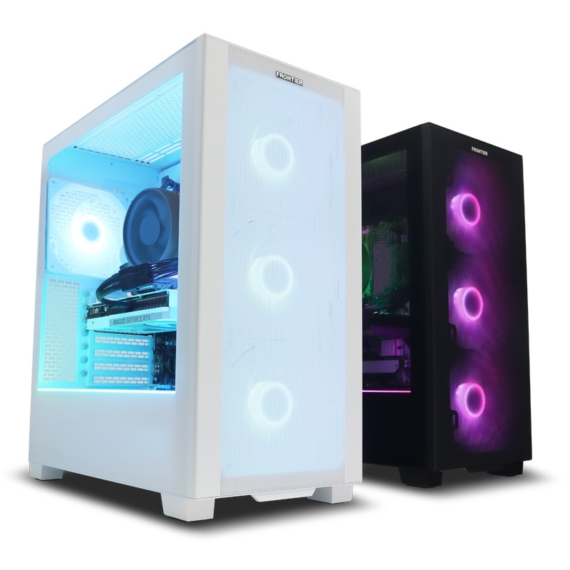 FRONTIER FRGHLB550/WS0105/NTK徹底解剖：白いデスクを彩るRyzen 7 5700XとRTX 4060Ti搭載の多目的ゲーミングPC